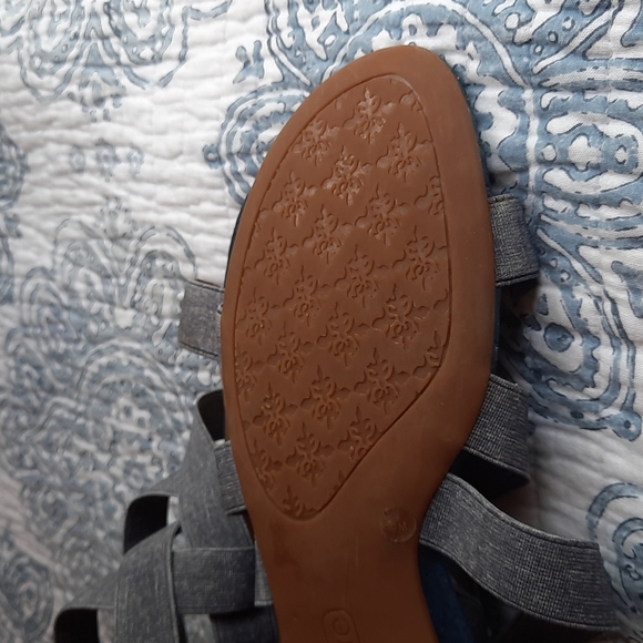 Blue denim flats - Picture 9 of 10